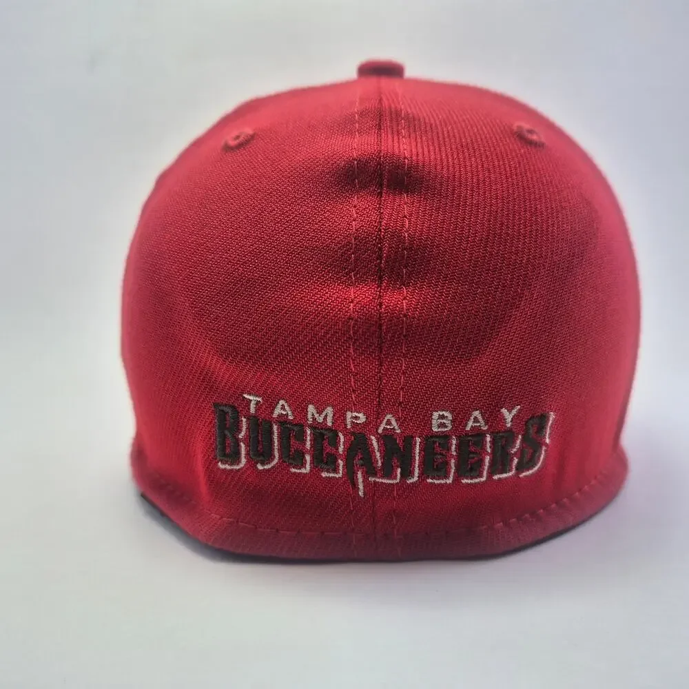 NXT ERA NFL Tampa Bay Buccaneers Red Fitted Hat Size Youth/Child